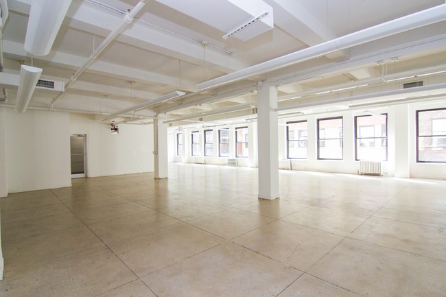 Partial 14th Floor; Top floor, polished concrete floors, exposed ceiling and great natural light; landlord will build; 5-10 Year term - manhattan office space and commercial real estate 6,338 Sq Ft | Garment District - manhattan office space and commercial real estate